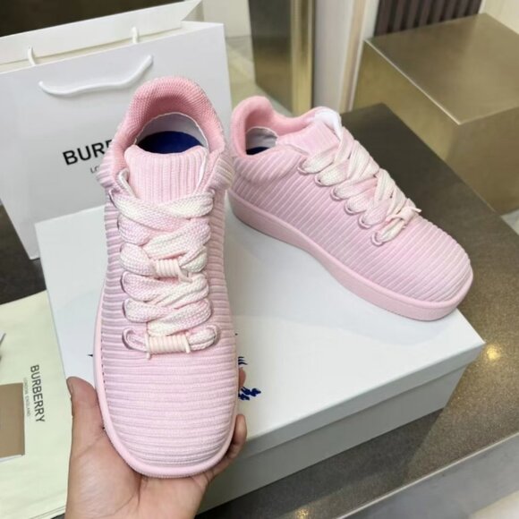 BURBERRY BOX Pink splice SNEAKERS - Picture 9 of 9